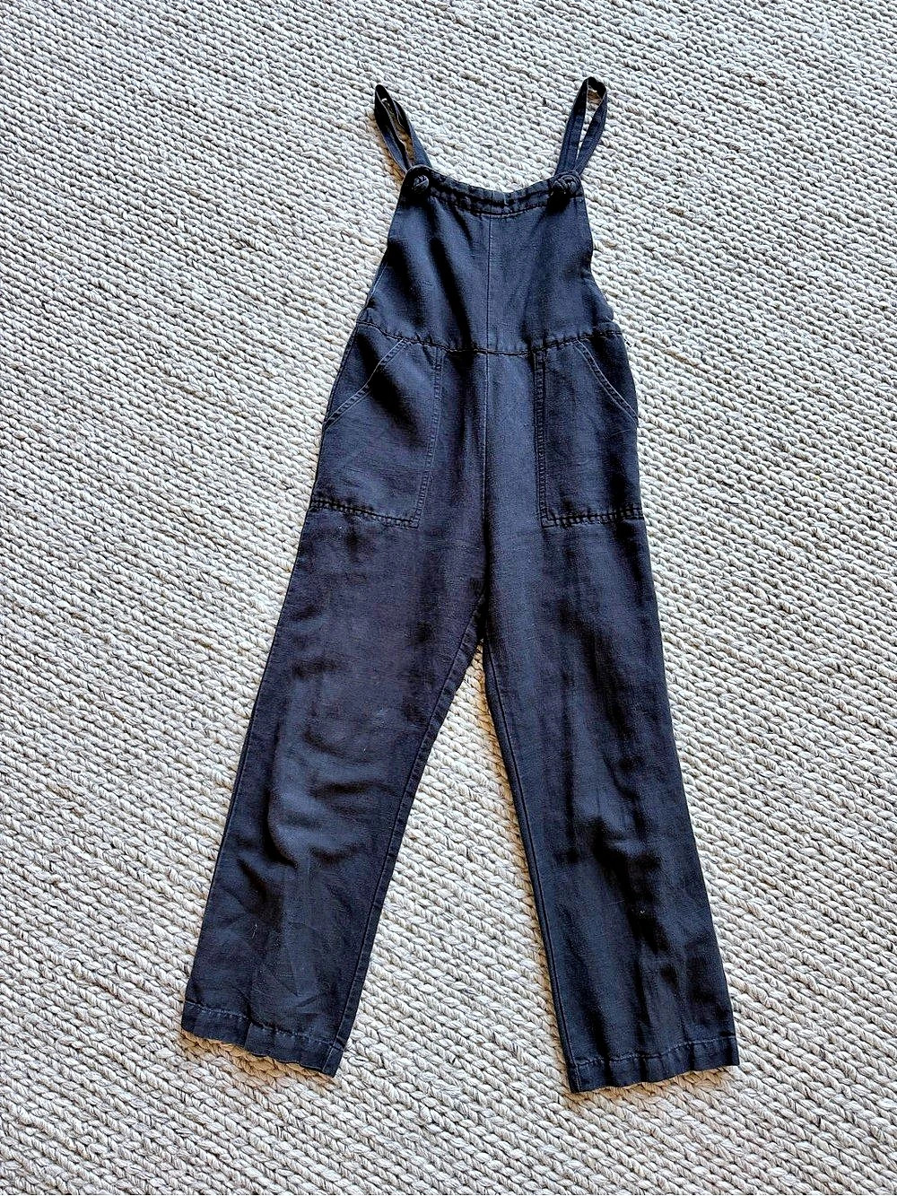 ABLE Linen Blend Overall Jumpsuit
